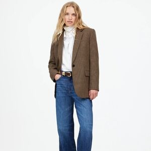 Madwell The Kline Brown Plaid Blazer